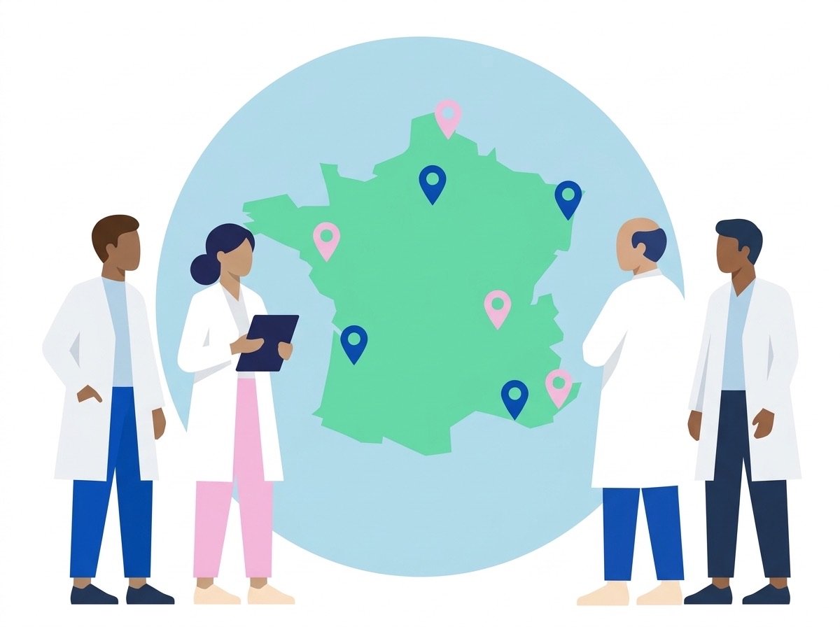 Des pharmaciens acquéreurs autour d’une carte de France